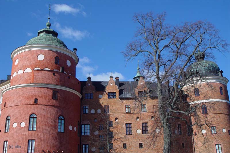 Trme an der Ostseite des Gripsholm Schloss