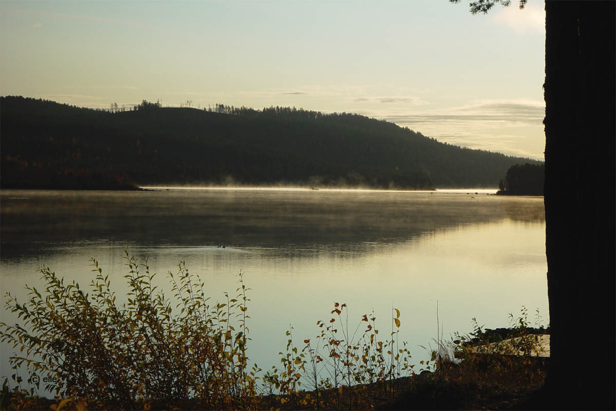 Jokkmokk - Sonnenaufgang am Lulelv