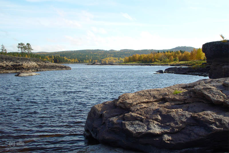 Kattilakoski - Stromschellen am Polarkreis