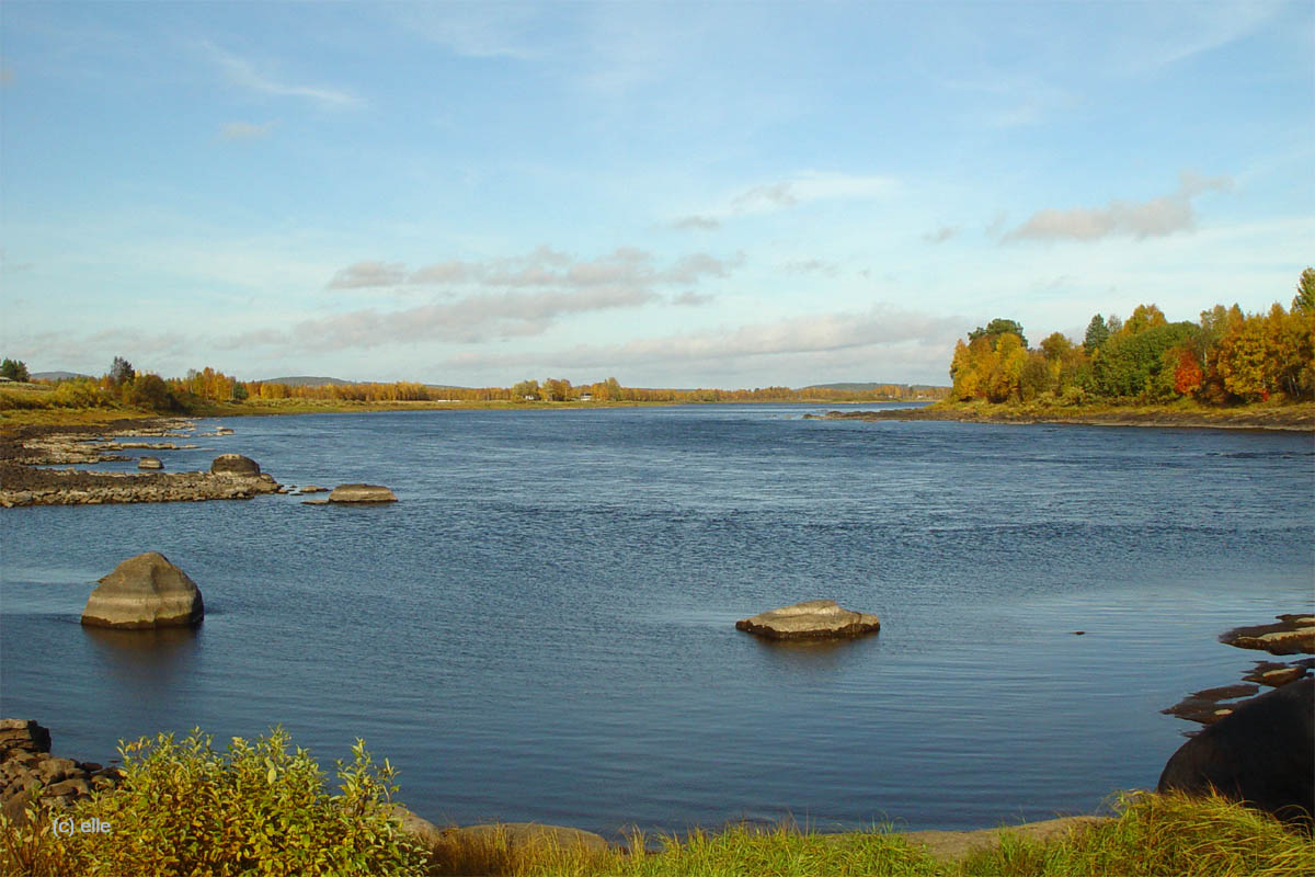 Kattilakoski - Stromschellen am Polarkreis