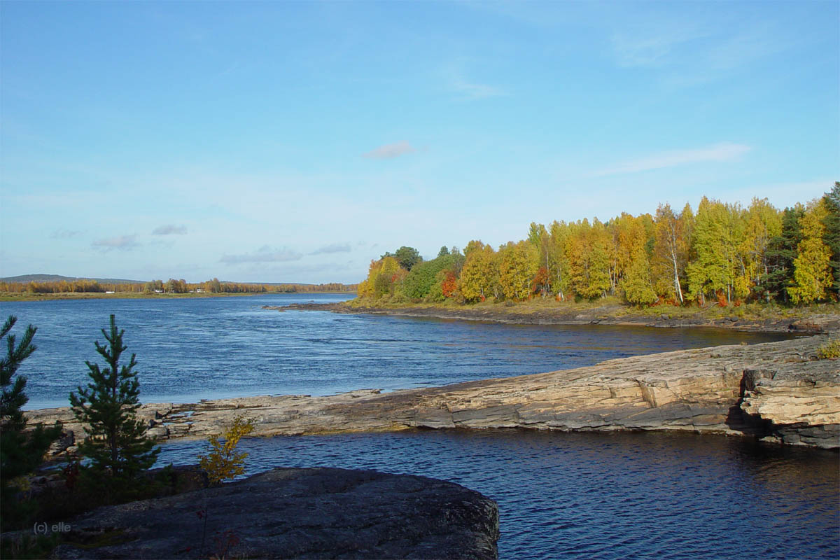 Kattilakoski - Stromschellen am Polarkreis