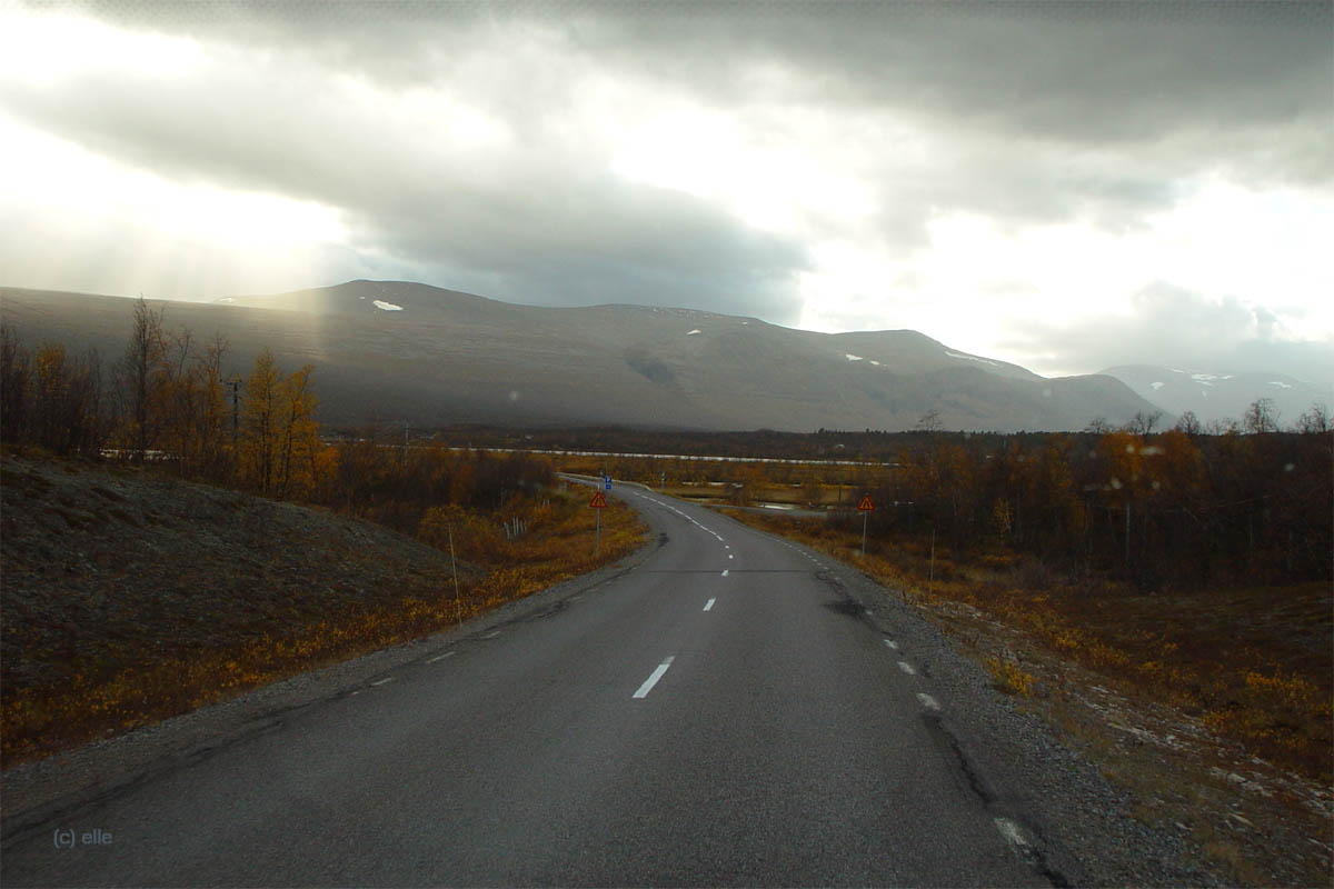 Nikkaluokta - Kebnekaise in Sicht