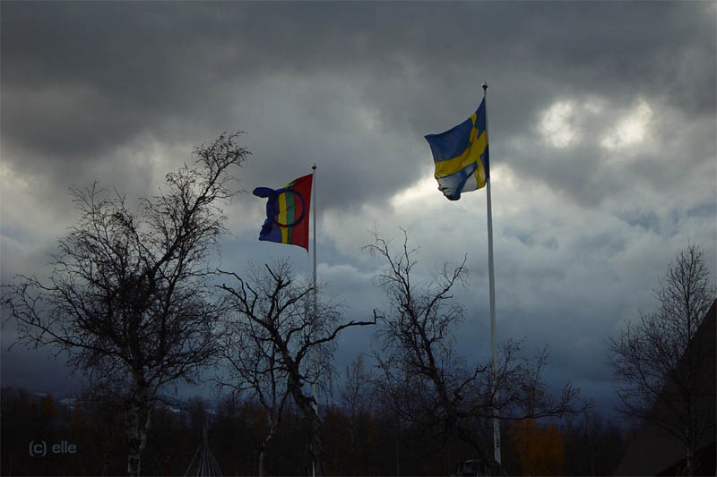 Nikkaluokta - Kebnekaise in Sicht