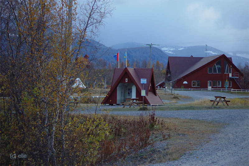 Nikkaluokta - Kebnekaise in Sicht