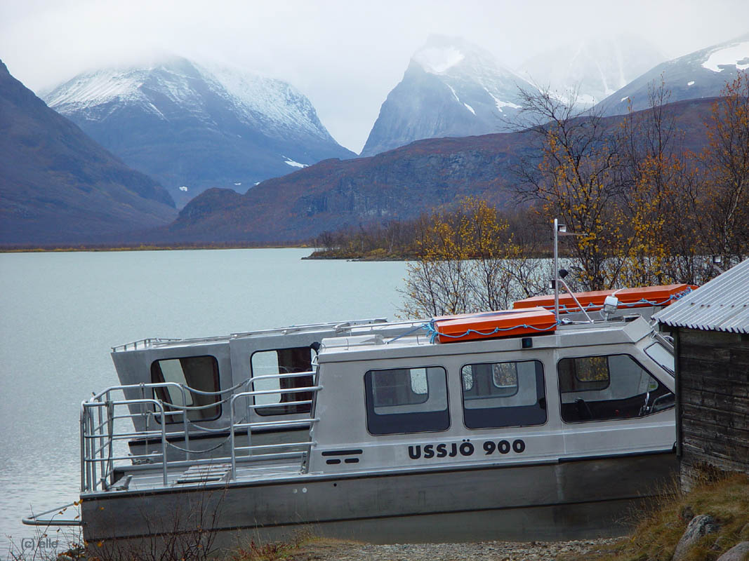 Nikkaluokta - Kebnekaise in Sicht