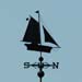 Segelschiff mit einem Mast